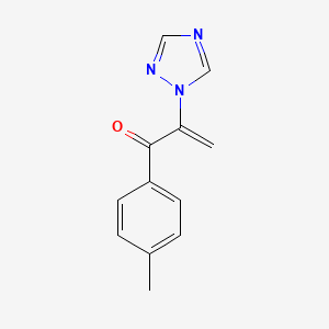 2-Propen-1-one, 1-(4-methylphenyl)-2-(1H-1,2,4-triazol-1-yl)-