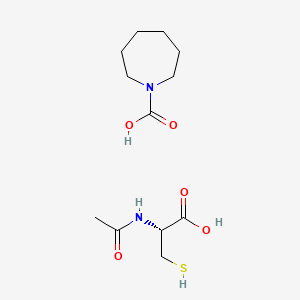 L-Cysteine, N-acetyl-, hexahydro-1H-azepine-1-carboxylate (ester)