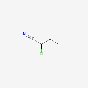 molecular formula C4H6ClN B1266592 2-Chlorobutyronitrile CAS No. 4158-37-6