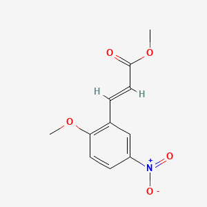 Methyl 3-(2-methoxy-5-nitrophenyl)acrylate