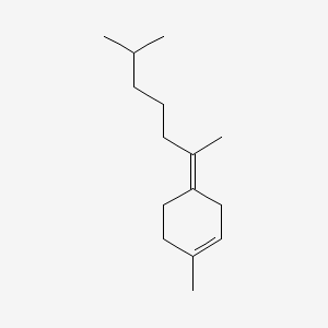 molecular formula C15H26 B12665989 Cyclohexene, 4-(1,5-dimethylhexylidene)-1-methyl- CAS No. 74253-05-7