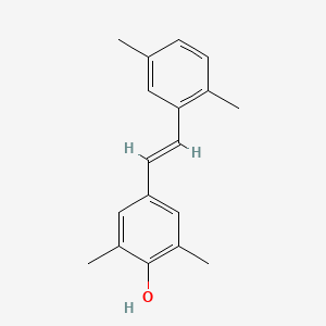 2,6-Dimethyl-4-(2-(2,5-dimethylphenyl)ethenyl)phenol