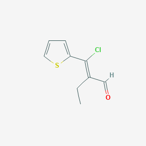 2-(Chloro-2-thienylmethylene)butyraldehyde