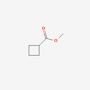 molecular formula C6H10O2 B1266608 环丁烷甲酸甲酯 CAS No. 765-85-5