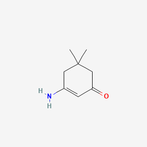 molecular formula C8H13NO B1266611 3-Amino-5,5-dimethyl-2-cyclohexen-1-one CAS No. 873-95-0