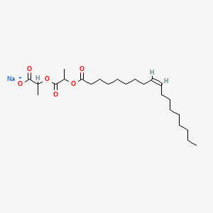 Sodium 2-(1-carboxylatoethoxy)-1-methyl-2-oxoethyl oleate