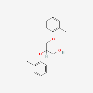 molecular formula C19H24O3 B12666161 2,3-Bis(2,4-dimethylphenoxy)propan-1-ol CAS No. 94109-20-3