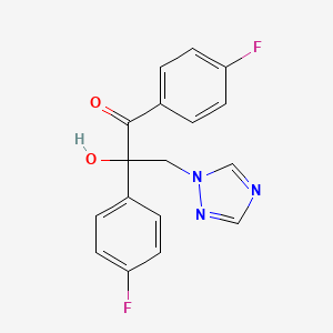 1-Propanone, 1,2-bis(4-fluorophenyl)-2-hydroxy-3-(1H-1,2,4-triazol-1-yl)-