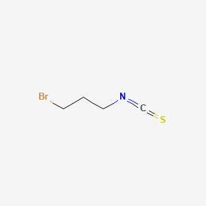 molecular formula C4H6BrNS B1266626 3-溴丙基异硫氰酸酯 CAS No. 2799-73-7