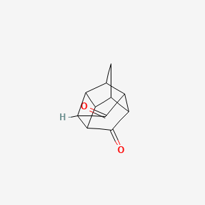 molecular formula C11H10O2 B1266627 Pentacyclo[5.4.0.0(2,6).0(3,10).0(5,9)]undecane-8,11-dione CAS No. 2958-72-7