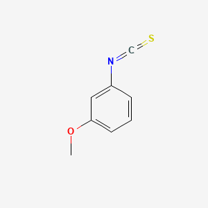 molecular formula C8H7NOS B1266629 3-甲氧基苯基异硫氰酸酯 CAS No. 3125-64-2