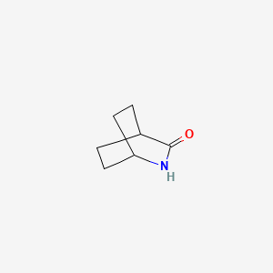 molecular formula C7H11NO B1266632 2-Azabiciclo[2.2.2]octan-3-ona CAS No. 3306-69-2