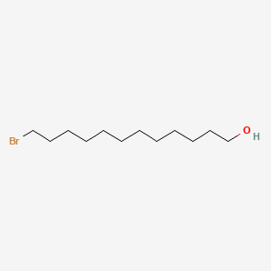 molecular formula C12H25BrO B1266633 12-溴-1-十二烷醇 CAS No. 3344-77-2