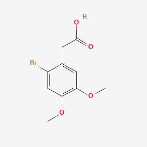 B1266641 2-Bromo-4,5-dimethoxyphenylacetic acid CAS No. 4697-62-5
