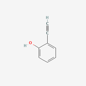 molecular formula C8H6O B1266645 2-乙炔基苯酚 CAS No. 5101-44-0