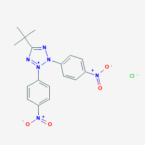 molecular formula C17H17ClN6O4 B126665 5-Tert-butyl-2,3-bis(4-nitrophenyl)-2h-tetrazol-3-ium chloride CAS No. 157458-76-9