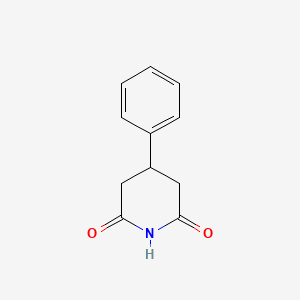 molecular formula C11H11NO2 B1266656 4-苯基哌啶-2,6-二酮 CAS No. 14149-31-6
