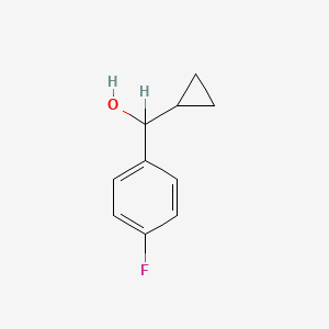 molecular formula C10H11FO B1266660 α-环丙基-4-氟苄醇 CAS No. 827-88-3
