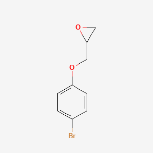 molecular formula C9H9BrO2 B1266661 2-[(4-溴苯氧基)甲基]环氧乙烷 CAS No. 2212-06-8