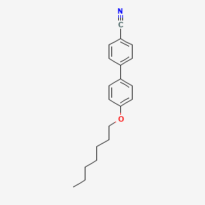 molecular formula C20H23NO B1266671 [1,1'-联苯]-4-腈，4'-(庚氧基)- CAS No. 52364-72-4