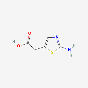 B1266672 2-(2-Aminothiazol-5-yl)acetic acid CAS No. 52454-66-7