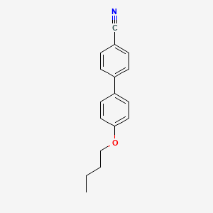 molecular formula C17H17NO B1266676 [1,1'-联苯]-4-腈，4'-丁氧基- CAS No. 52709-87-2