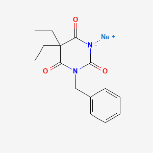 Sodium 1-benzyl-5,5-diethylbarbiturate