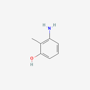 molecular formula C7H9NO B1266678 3-氨基-2-甲基苯酚 CAS No. 53222-92-7