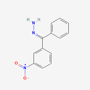 (E)-(3-(Hydroxy(oxido)amino)phenyl)(phenyl)methanone hydrazone