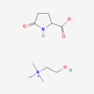 (2-Hydroxyethyl)trimethylammonium 5-oxo-DL-prolinate