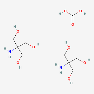 B1266691 Carbonic acid, compd. with 2-amino-2-(hydroxymethyl)-1,3-propanediol (1:2) CAS No. 68123-29-5