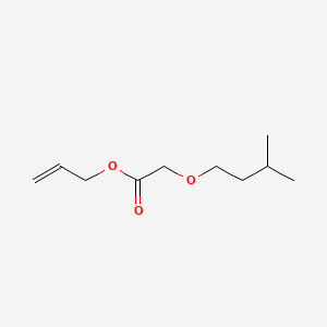 molecular formula C10H18O3 B1266693 烯丙基（3-甲基丁氧基）乙酸酯 CAS No. 67634-00-8