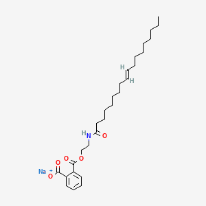 Sodium 2-((1-oxooctadec-9-enyl)amino)ethyl phthalate