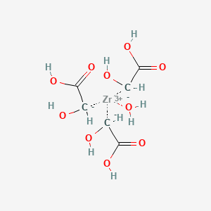 Hydroxytris(hydroxyacetato-O1,O2)zirconium