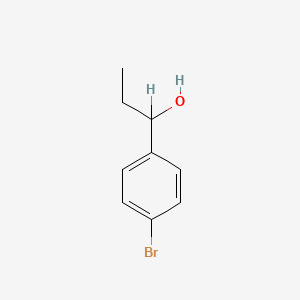 molecular formula C9H11BrO B1266696 1-(4-Bromophenyl)propan-1-ol CAS No. 4489-22-9