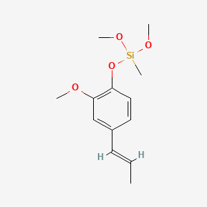 Dimethoxy(2-methoxy-4-(1-propenyl)phenoxy)methylsilane