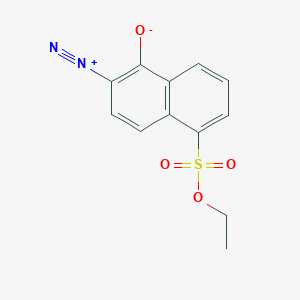 Ethyl 6-diazo-5,6-dihydro-5-oxonaphthalene-1-sulphonate