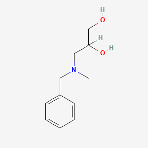 molecular formula C11H17NO2 B1266701 3-(N-苄基-N-甲基氨基)-1,2-丙二醇 CAS No. 60278-98-0