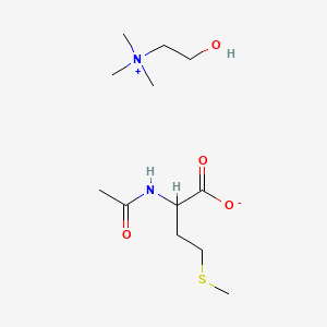 2-Hydroxyethyl(trimethyl)ammonium N-acetyl-DL-methionate