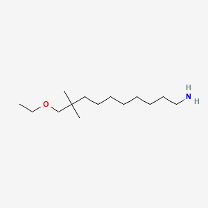 10-Ethoxy-9,9-dimethyldecan-1-amine