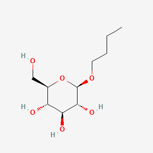 molecular formula C10H20O6 B1266720 丁基 β-D-吡喃葡萄糖苷 CAS No. 5391-18-4