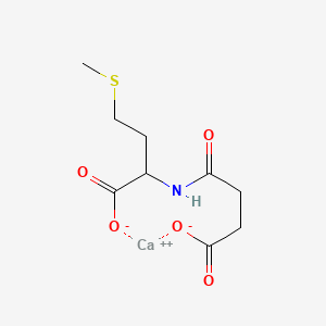 Calcium N-(3-carboxylato-1-oxopropyl)-DL-methionate