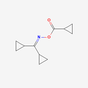 Dicyclopropyl-O-(cyclopropylcarbonyl) ketoneoxime