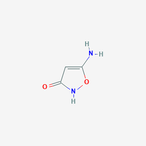 molecular formula C3H4N2O2 B1266727 5-氨基异恶唑-3(2H)-酮 CAS No. 822-63-9