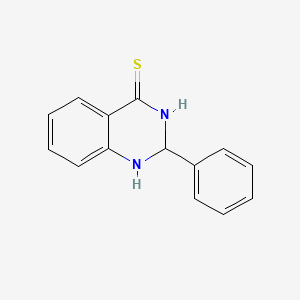 2-Phenyl-2,3-dihydro-4(1H)-quinazolinethione