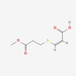 3-((3-Methoxy-3-oxopropyl)thio)acrylic acid