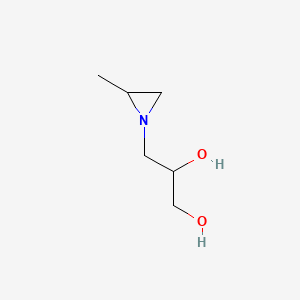 3-(2-Methylaziridin-1-yl)propane-1,2-diol