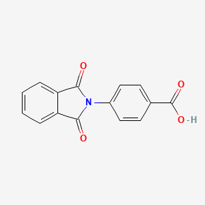 molecular formula C15H9NO4 B1266732 N-(4-羧基苯基)苯二甲酰亚胺 CAS No. 5383-82-4