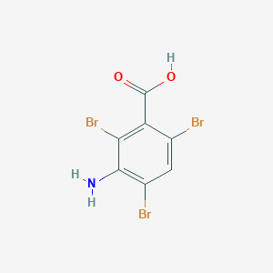 B1266733 3-Amino-2,4,6-tribromobenzoic acid CAS No. 6628-84-8