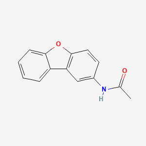 molecular formula C14H11NO2 B12667355 Acetamide, N-2-dibenzofuranyl- 